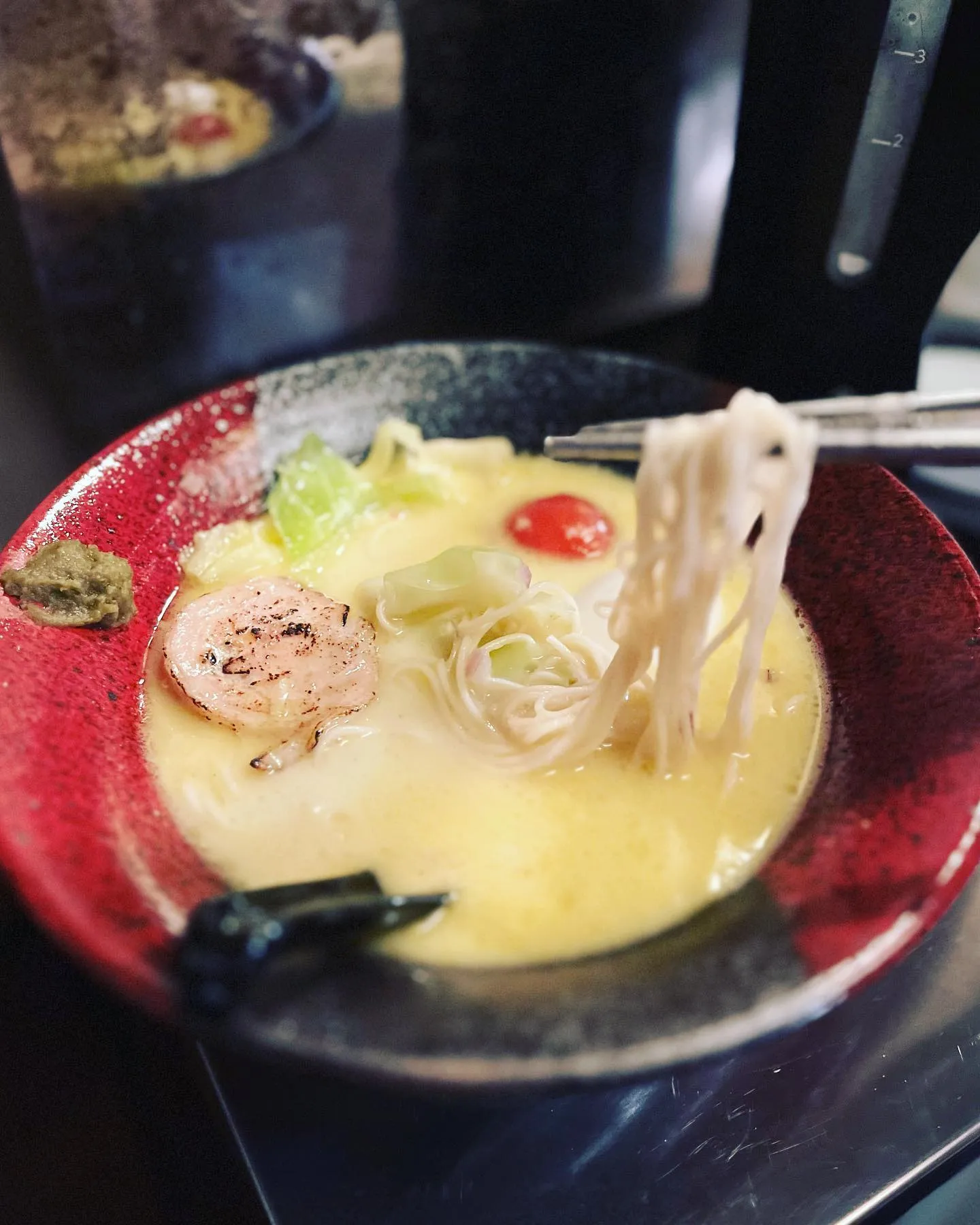 ラーメンの麺が替わりました！